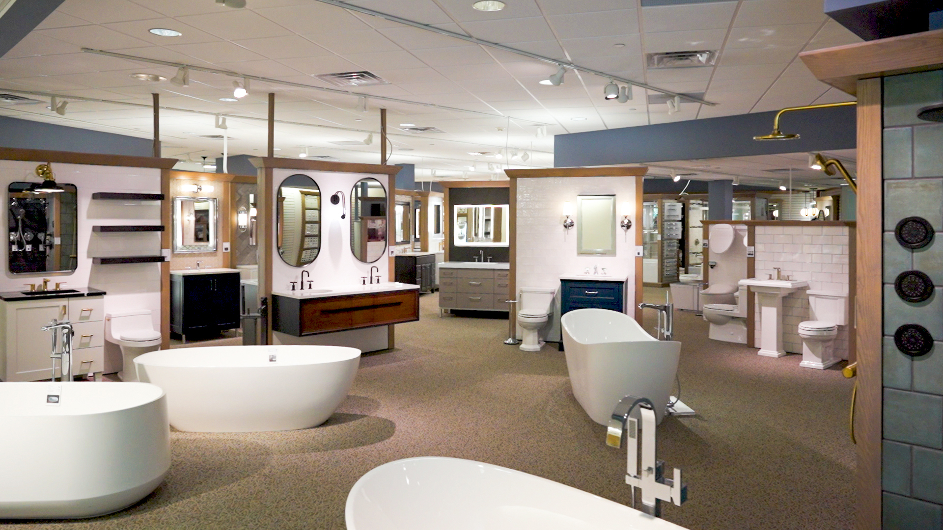 image of a plumbing showroom